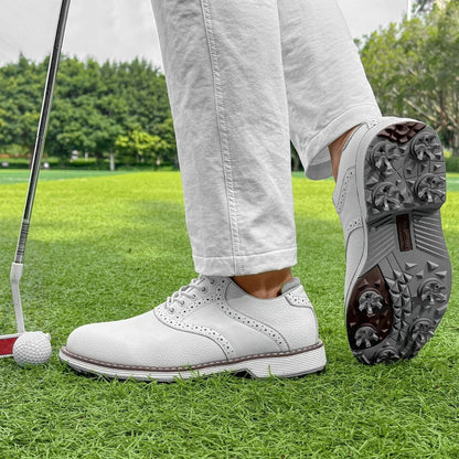 Classic Golf Brogues Leather Brown