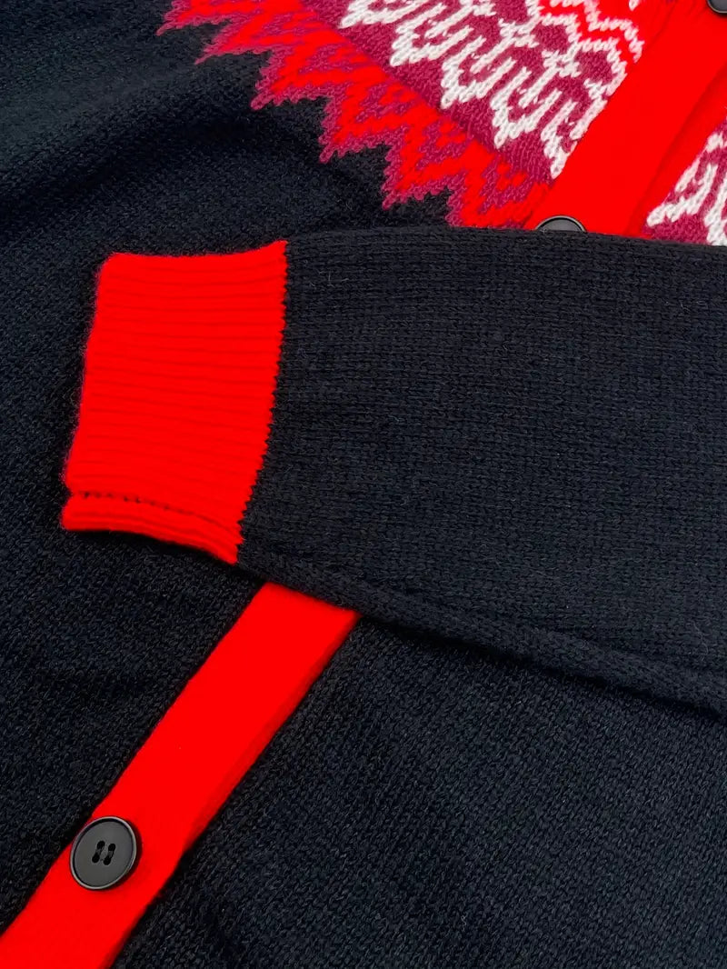 Women's Patterned Cardigan Sweater