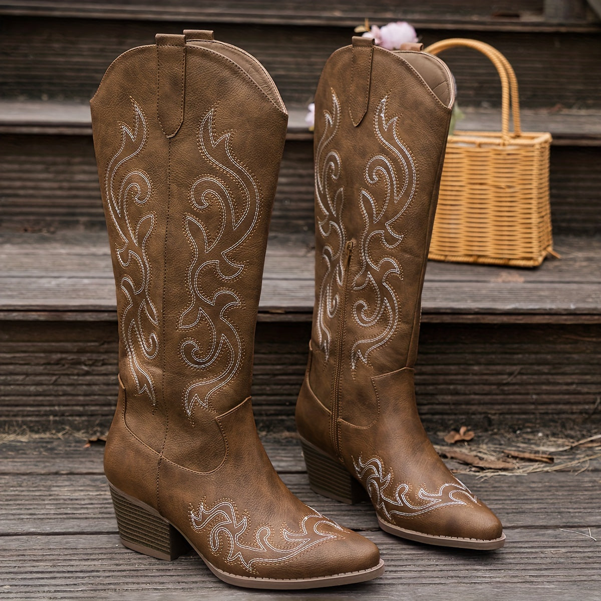 Women's Western Cowboy Boots Statement Silhouette