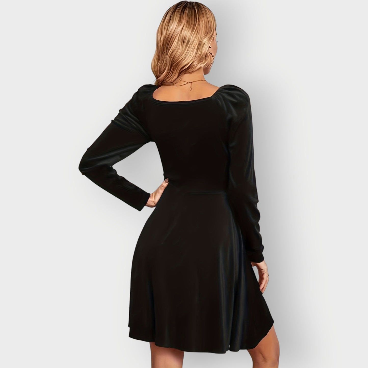 Women's Velvet Skater Dress