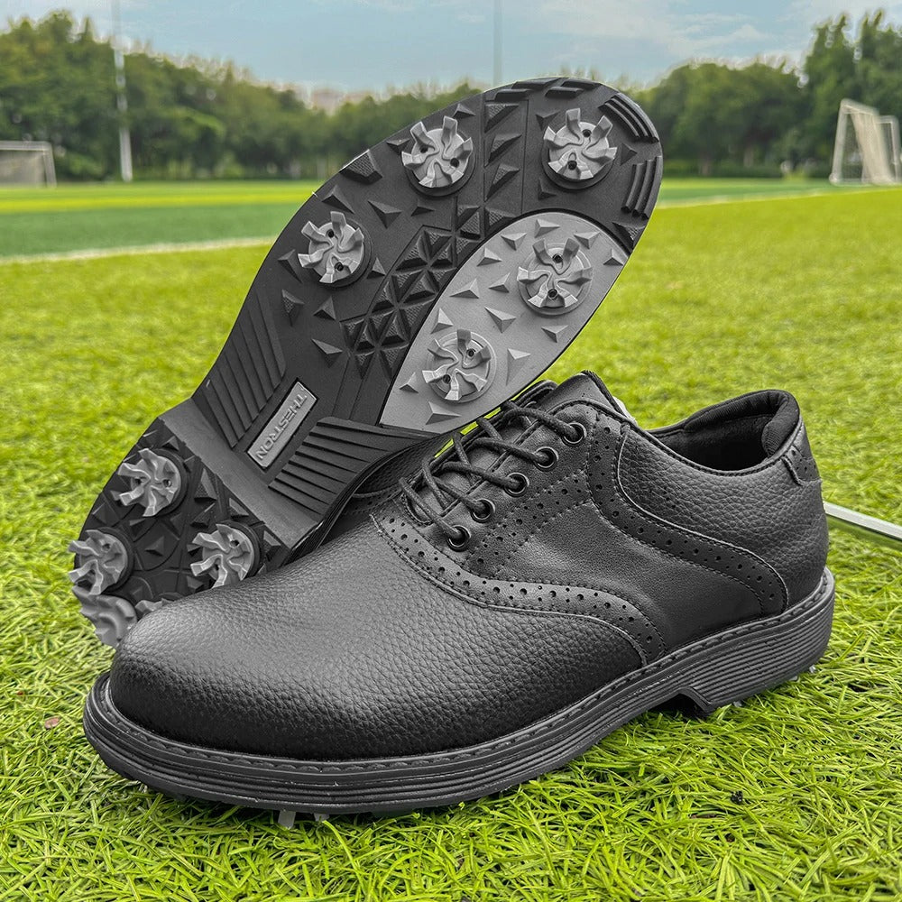 Classic Golf Brogues Leather Brown