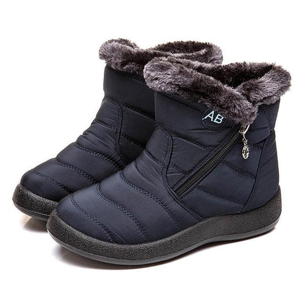Women's Quilted Mid Ankle Flat Boots