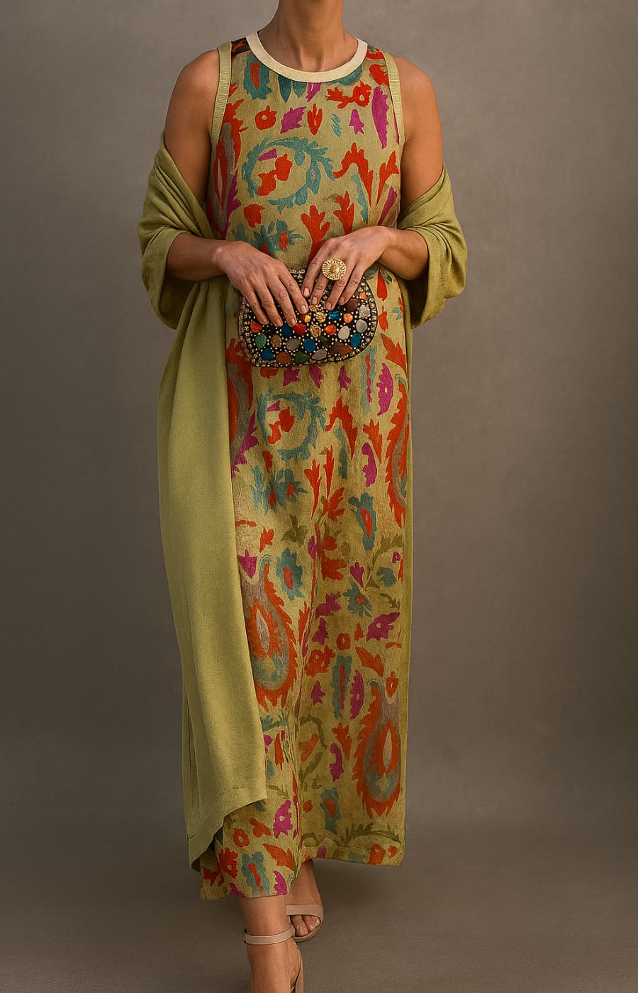 Women's Bohemian Dress Multicolor - Vonnera