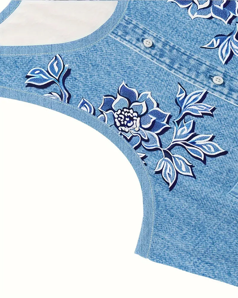 Women's Printed Dress Decorative Pattern