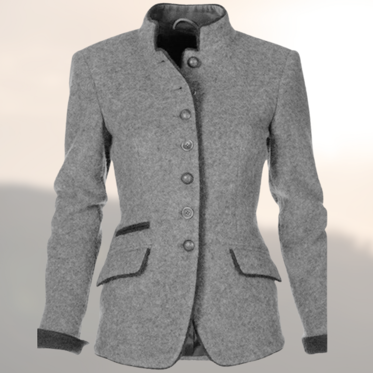 Women's Tailored Blazer Button Front Structured