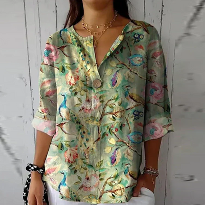 Women's Printed Blouse Colorful