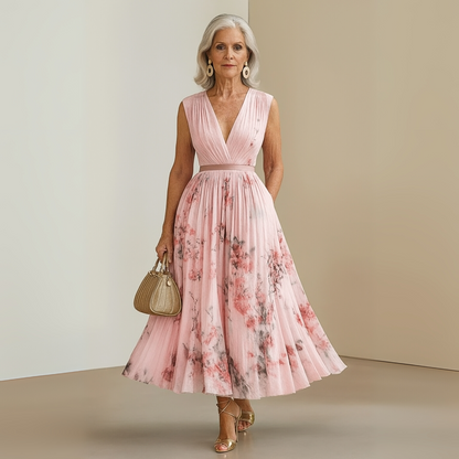 Women's Sleeveless Maxi Dress Summer Flowy