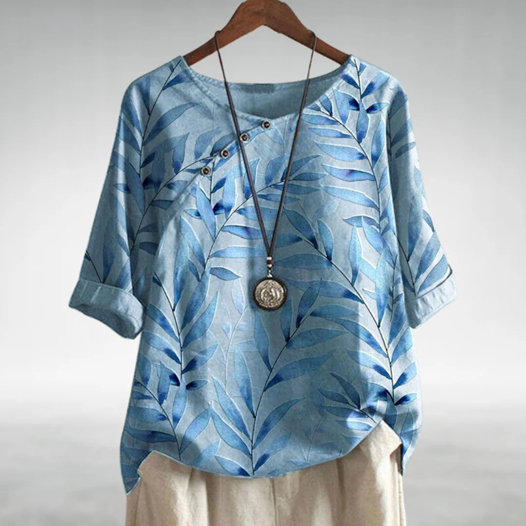 Women's Floral Summer Blouse - Vonnera