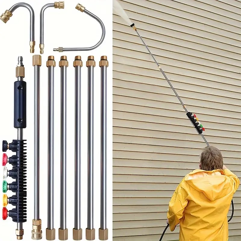 High Pressure Washer Wand Set 4000 PSI Telescoping - Vonnera