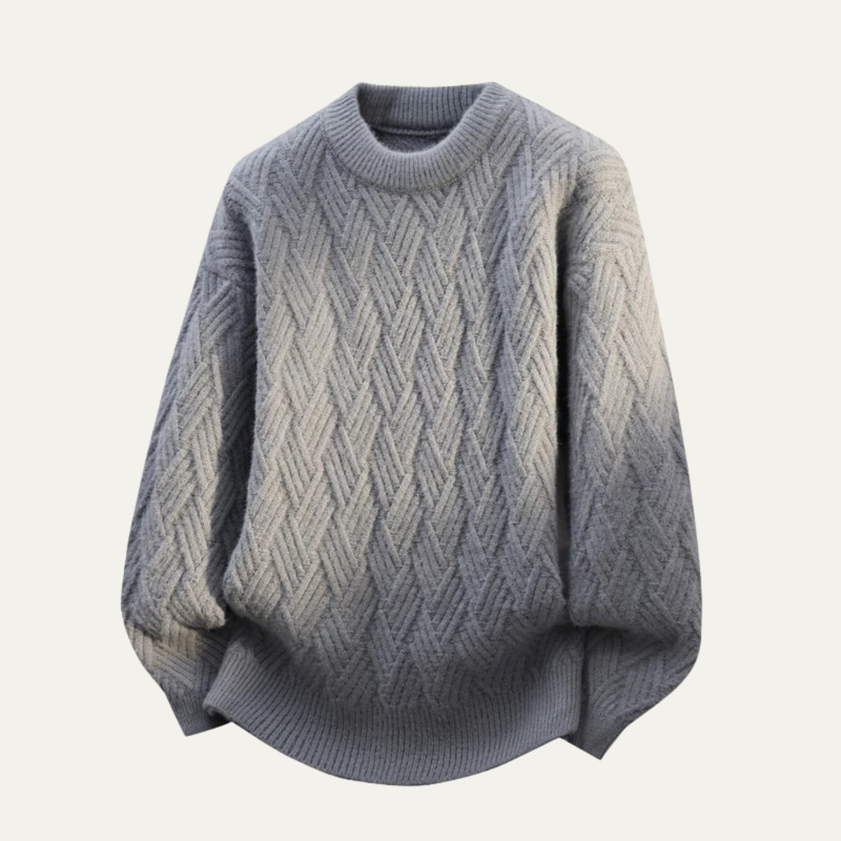 Men's Soft Knitted Sweater O Neck Warm Casual