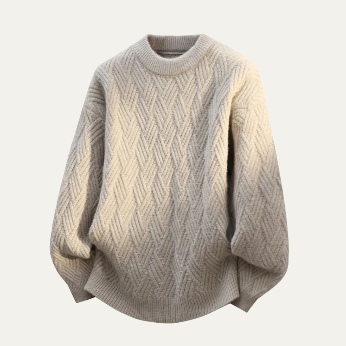 Men's Soft Knitted Sweater O Neck Warm Casual