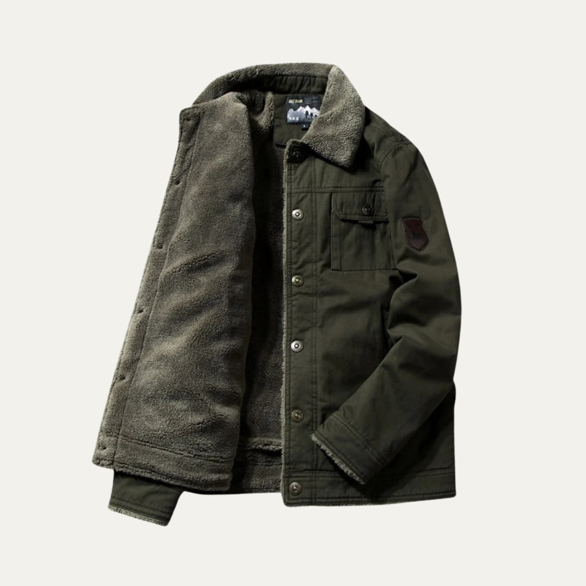 Men's Warm Fleece Sherpa Jacket