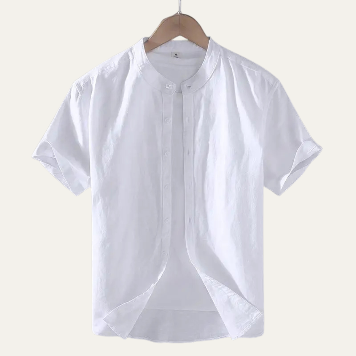 Mens Casual Cotton Linen Shirt