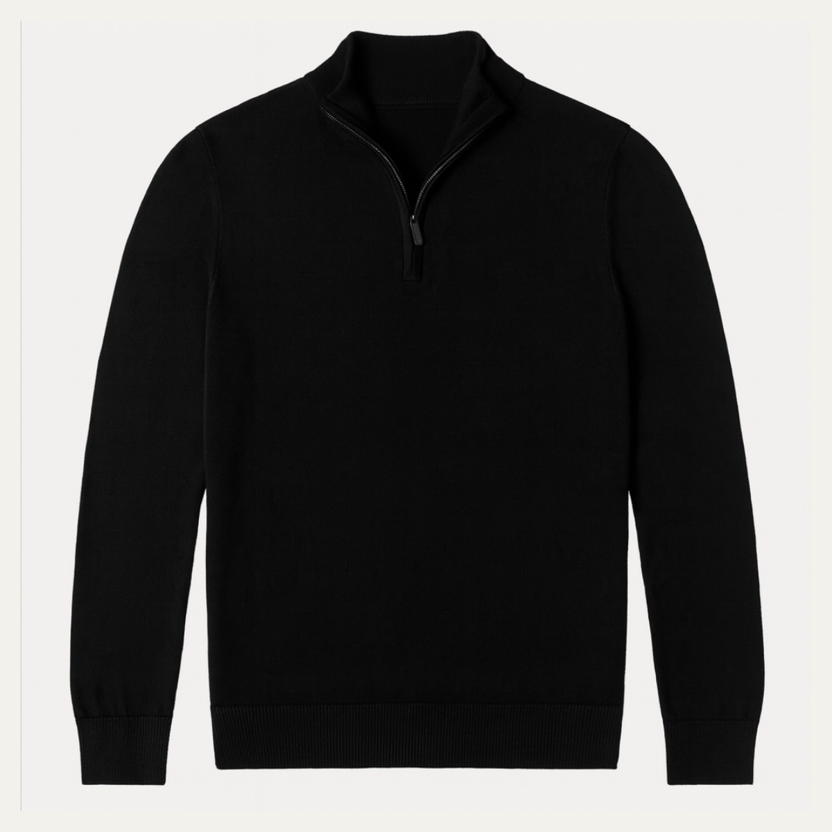 Men's Slim Fit Quarter Zip Casual Sweater - Vonnera