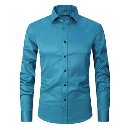 Men's Button Shirt Cotton Wrinkle Resistant