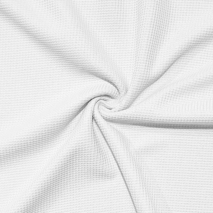 Men's Thermal Henley Shirt Waffle Pattern