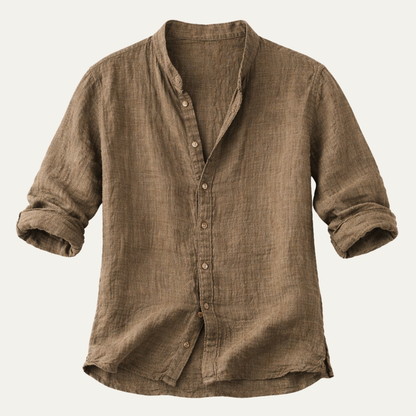 Men's Relaxed Fit Linen Shirt - Vonnera
