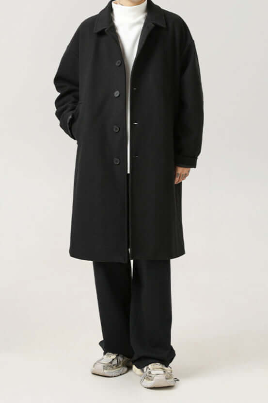 Men's Wool Overcoat Warm Classic