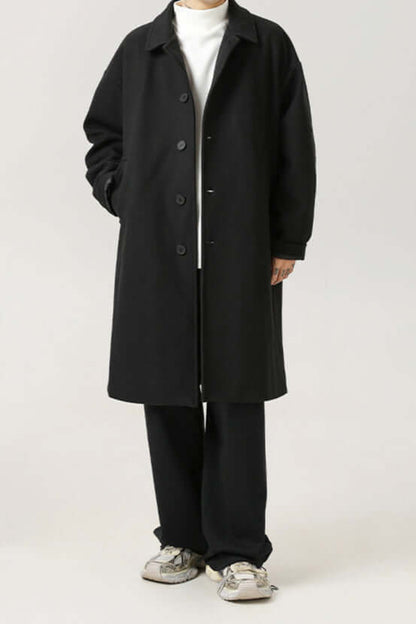 Men's Wool Overcoat Warm Classic