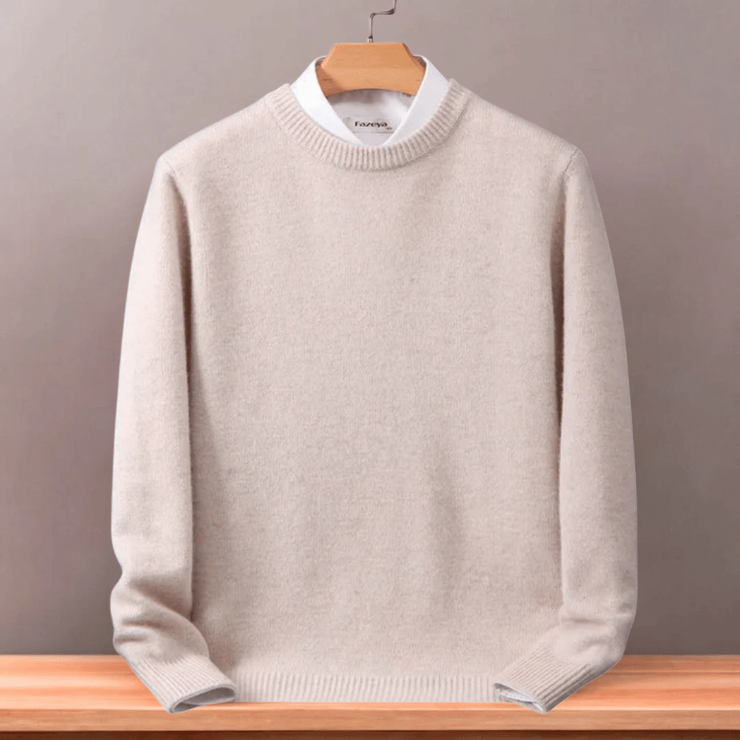 Men's Oversized Fine Wool Sweater