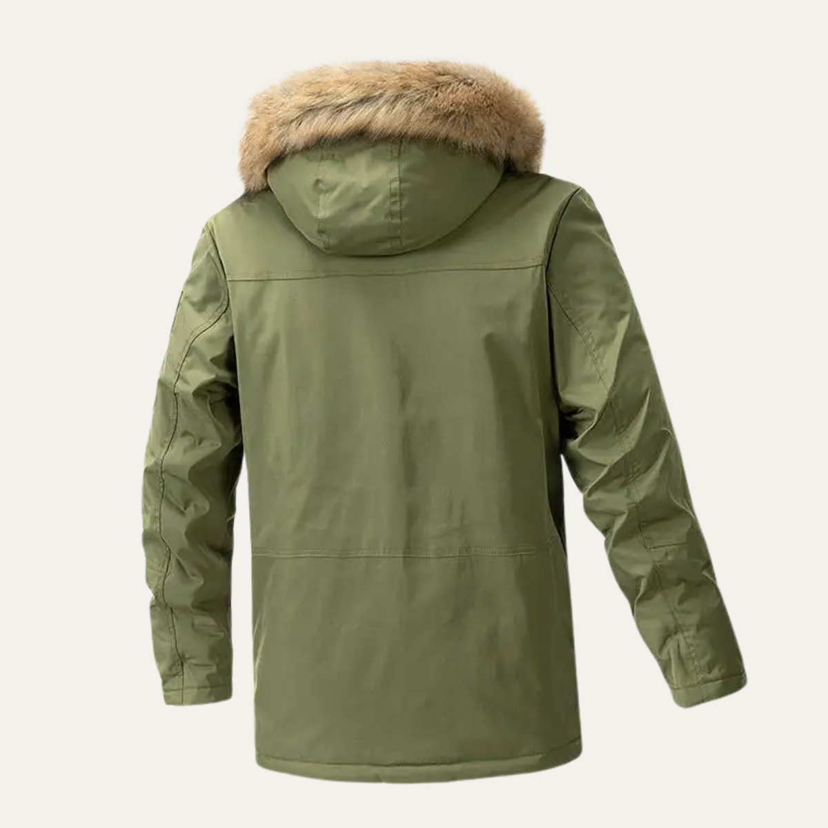 Men's Cotton Padded Jacket Fur Collar