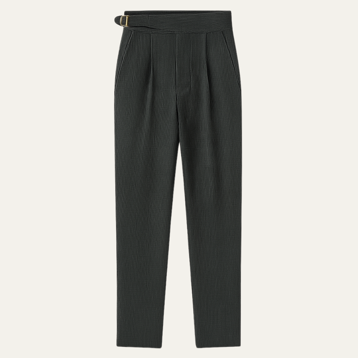 Men's High Waist Pleated Pants - Vonnera