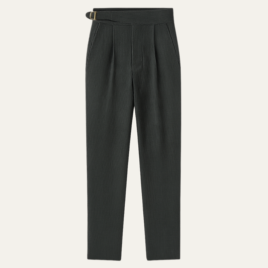 Men's High Waist Pleated Pants - Vonnera