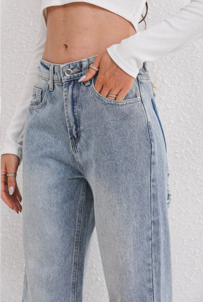 Women's Ripped Vintage Jeans