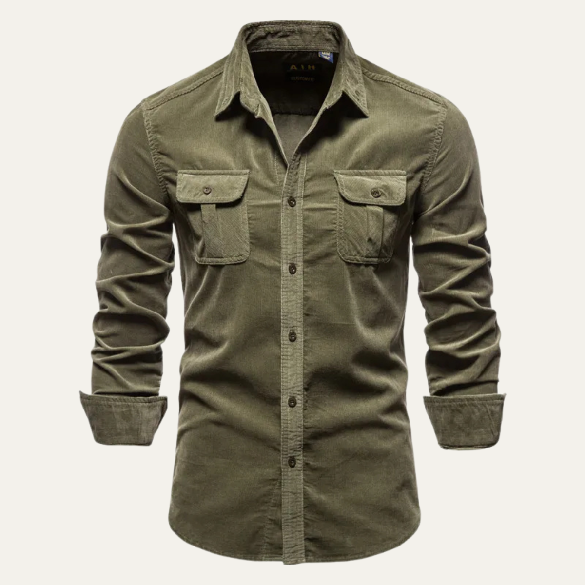 Men's Slim Fit Corduroy Shirt - Vonnera