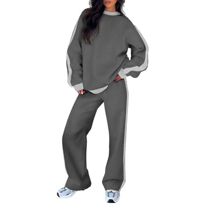 Women's Crew Neck Sweatshirt Set