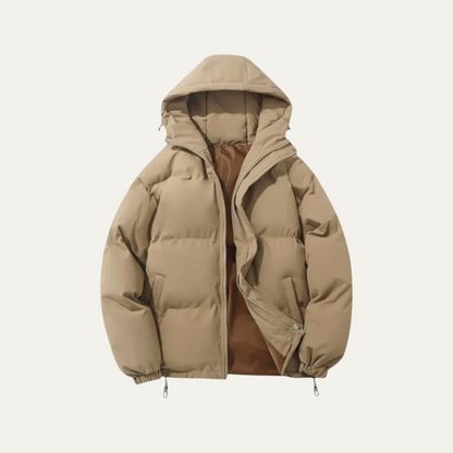 Men's Waterproof Down Puffer Jacket Black