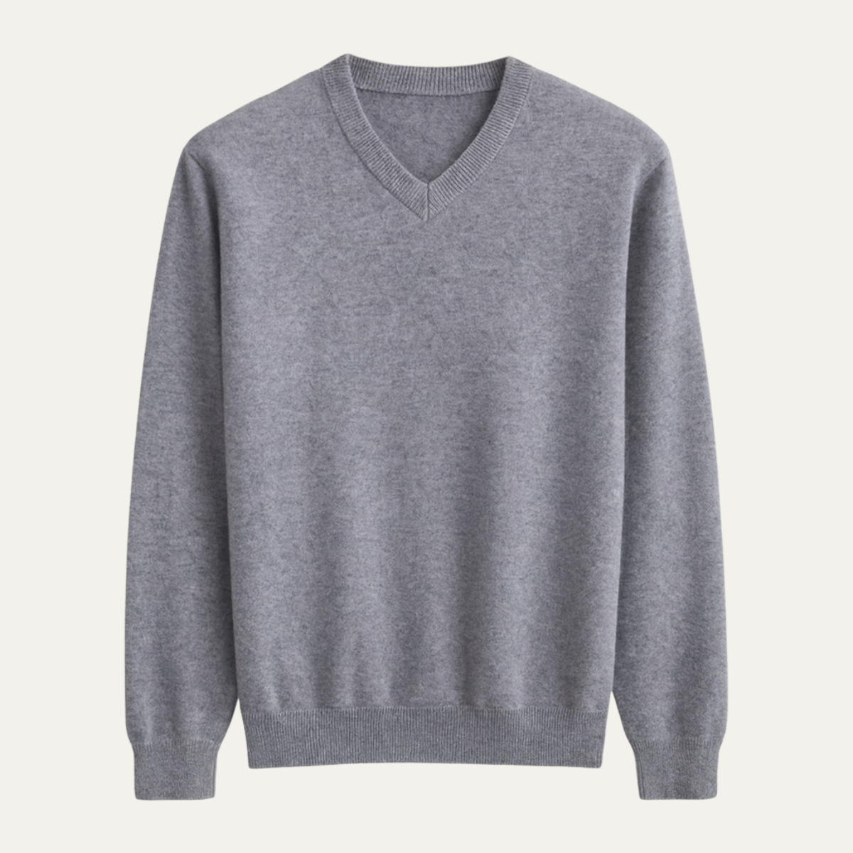 Men's Merino Wool V Neck Sweater - Vonnera