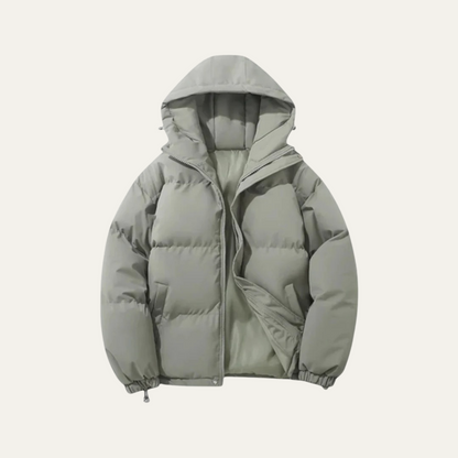 Men's Waterproof Down Puffer Jacket Black