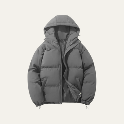 Men's Waterproof Down Puffer Jacket Black