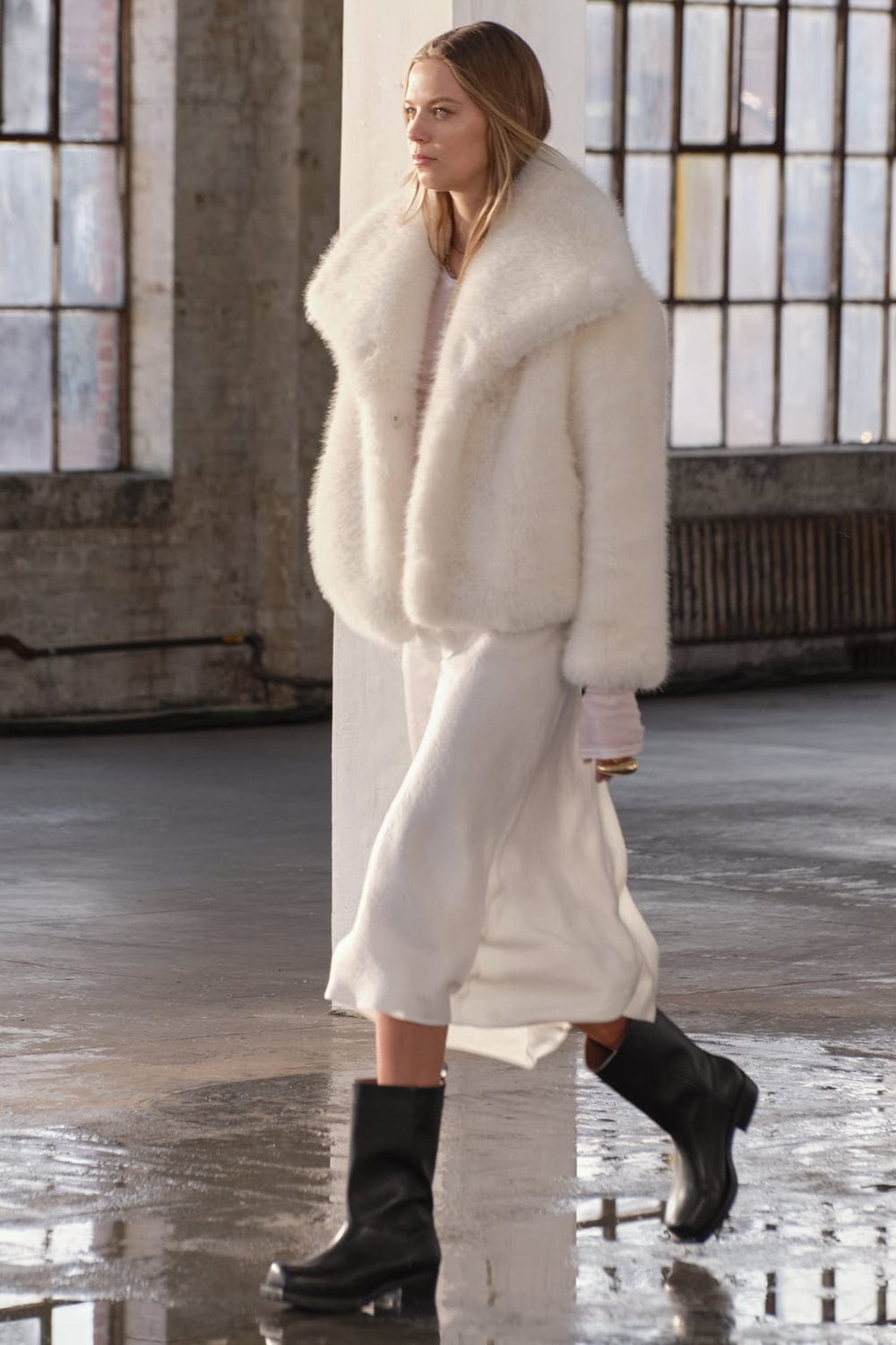 Women's Faux Fur Coat Warm Winter