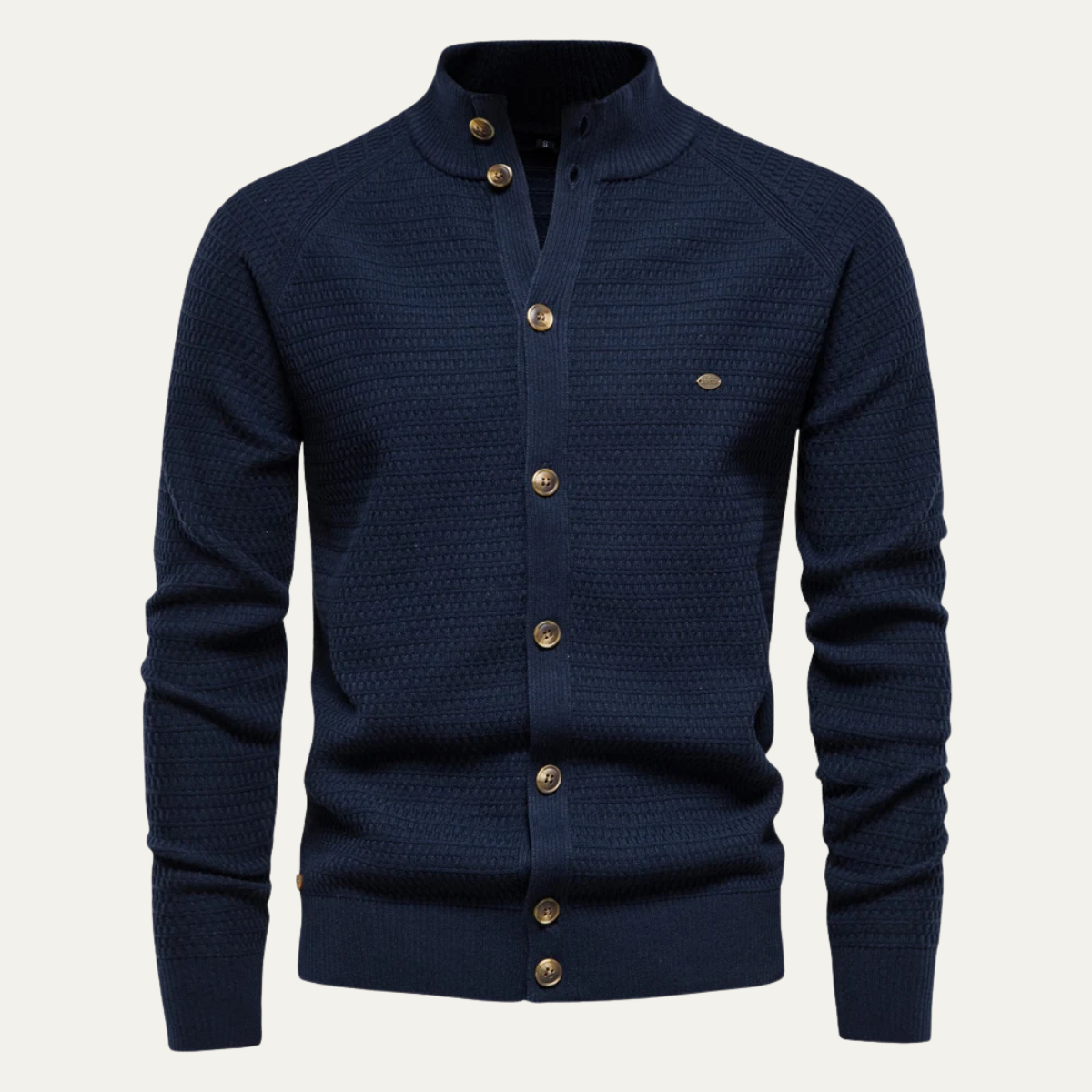 Men's Knitted Cotton Cardigan Buttoned Winter