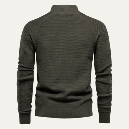Men's Knitted Cotton Cardigan Buttoned Winter