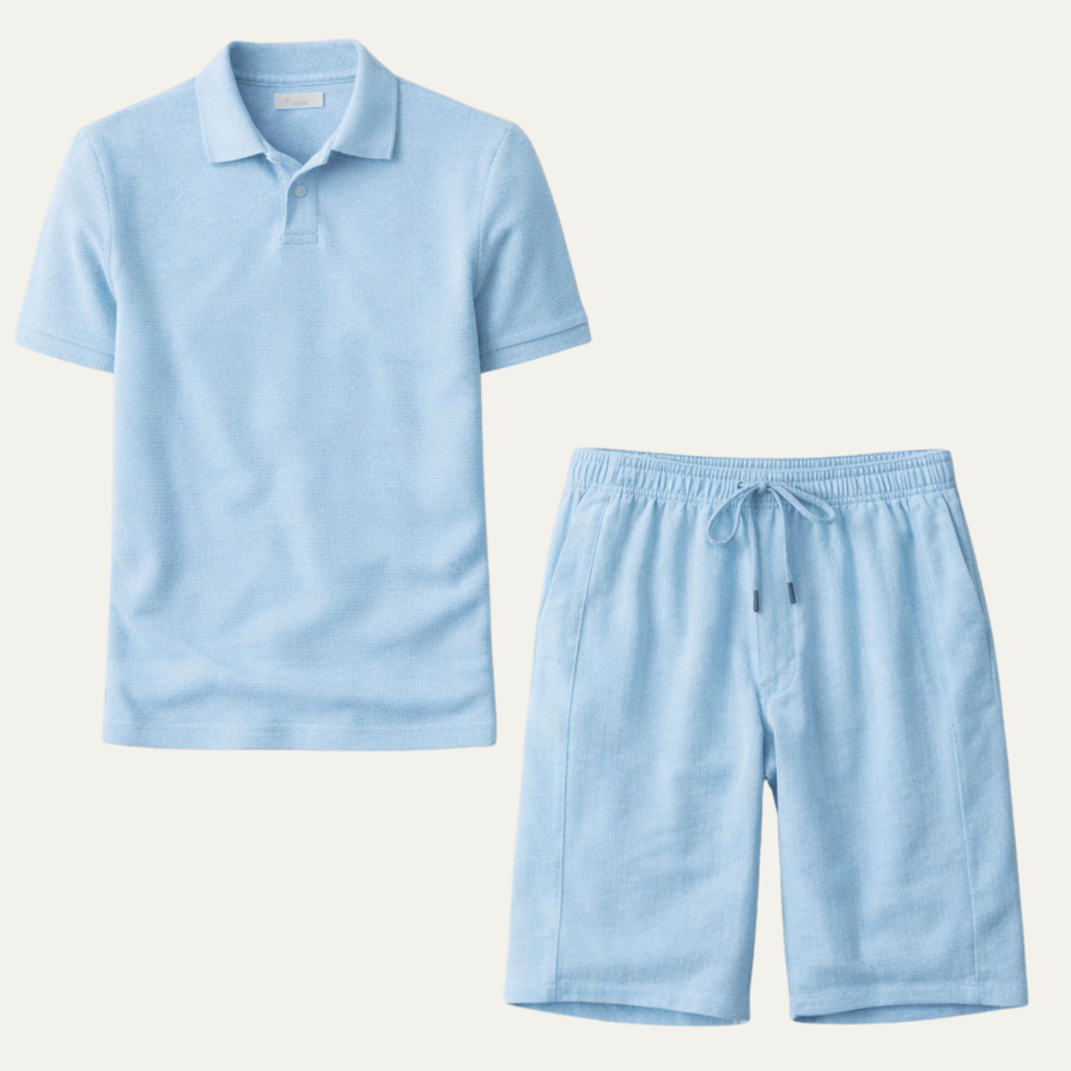 Men's Trendy Shirt And Shorts Set - Vonnera