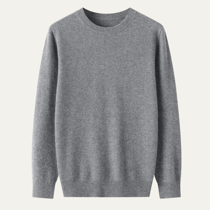 Men's Merino Wool O-Neck Sweater