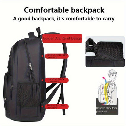 Bennett Men's Leather Backpack Durable