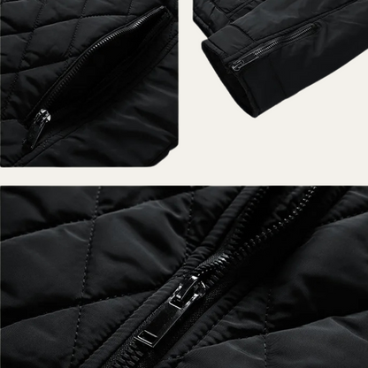 Men's Quilted Insulated Winter Jacket Warm