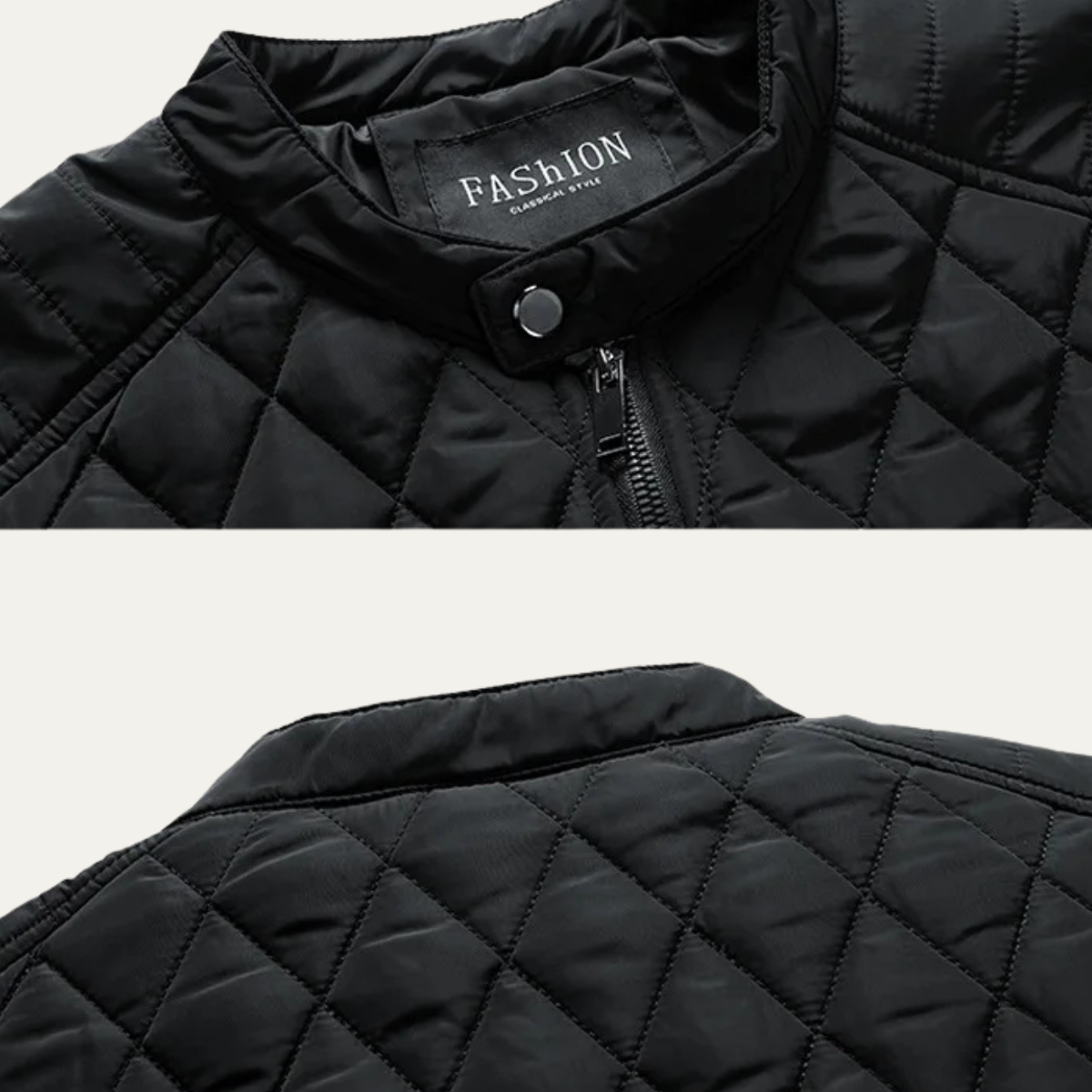 Men's Quilted Insulated Winter Jacket Warm