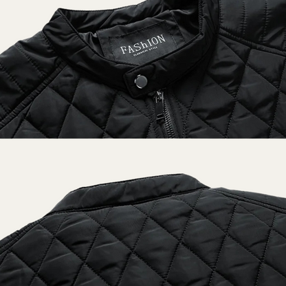 Men's Quilted Insulated Winter Jacket Warm