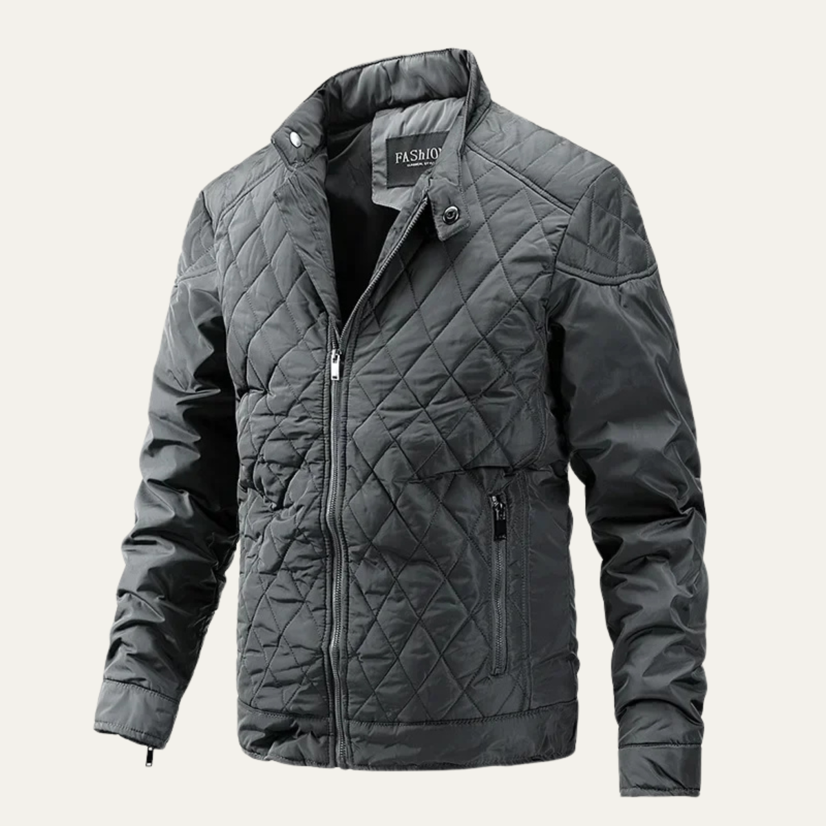 Men's Quilted Insulated Winter Jacket Warm