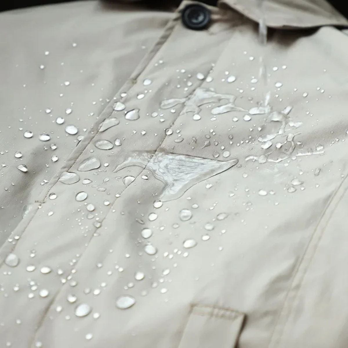 Men's Classic Rain Coat Lightweight Waterproof Long