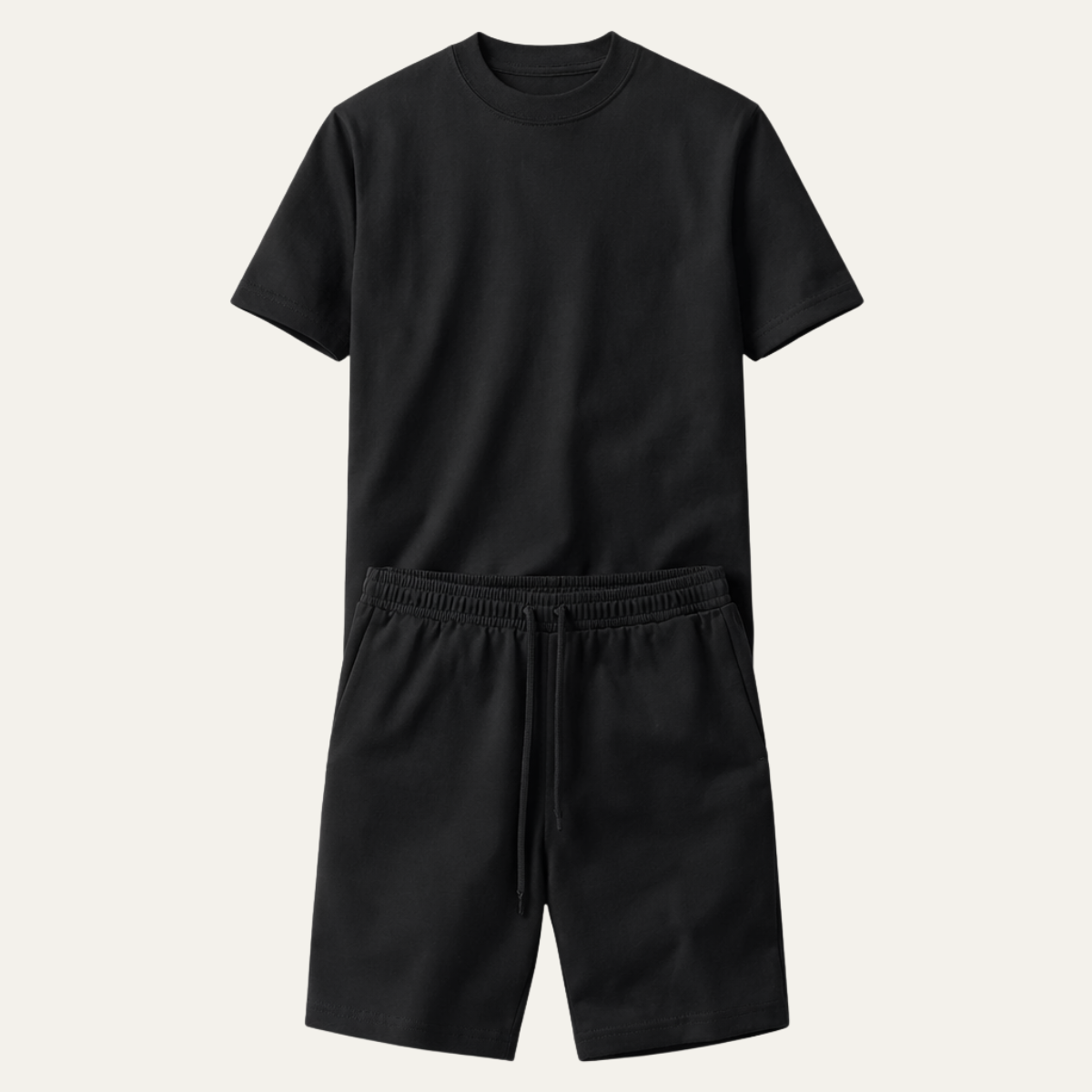 Men's Cotton T Shirt And Shorts Set - Vonnera