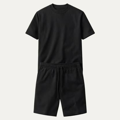 Men's Cotton T Shirt And Shorts Set - Vonnera