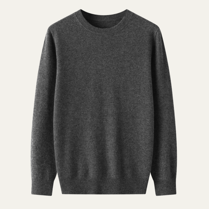 Men's Merino Wool O-Neck Sweater