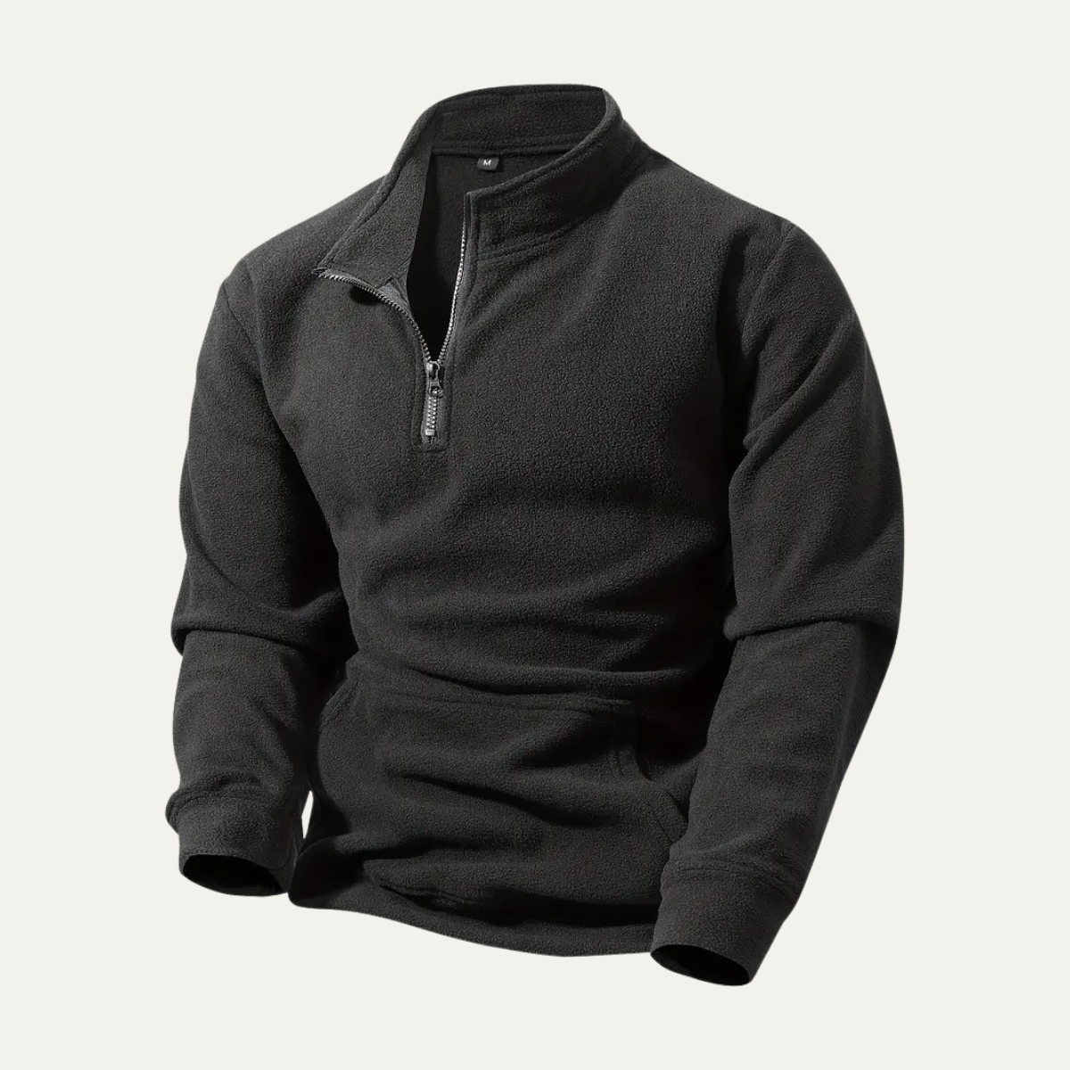 Men's Sherpa Pullover Quarter Zip Fleece Jacket