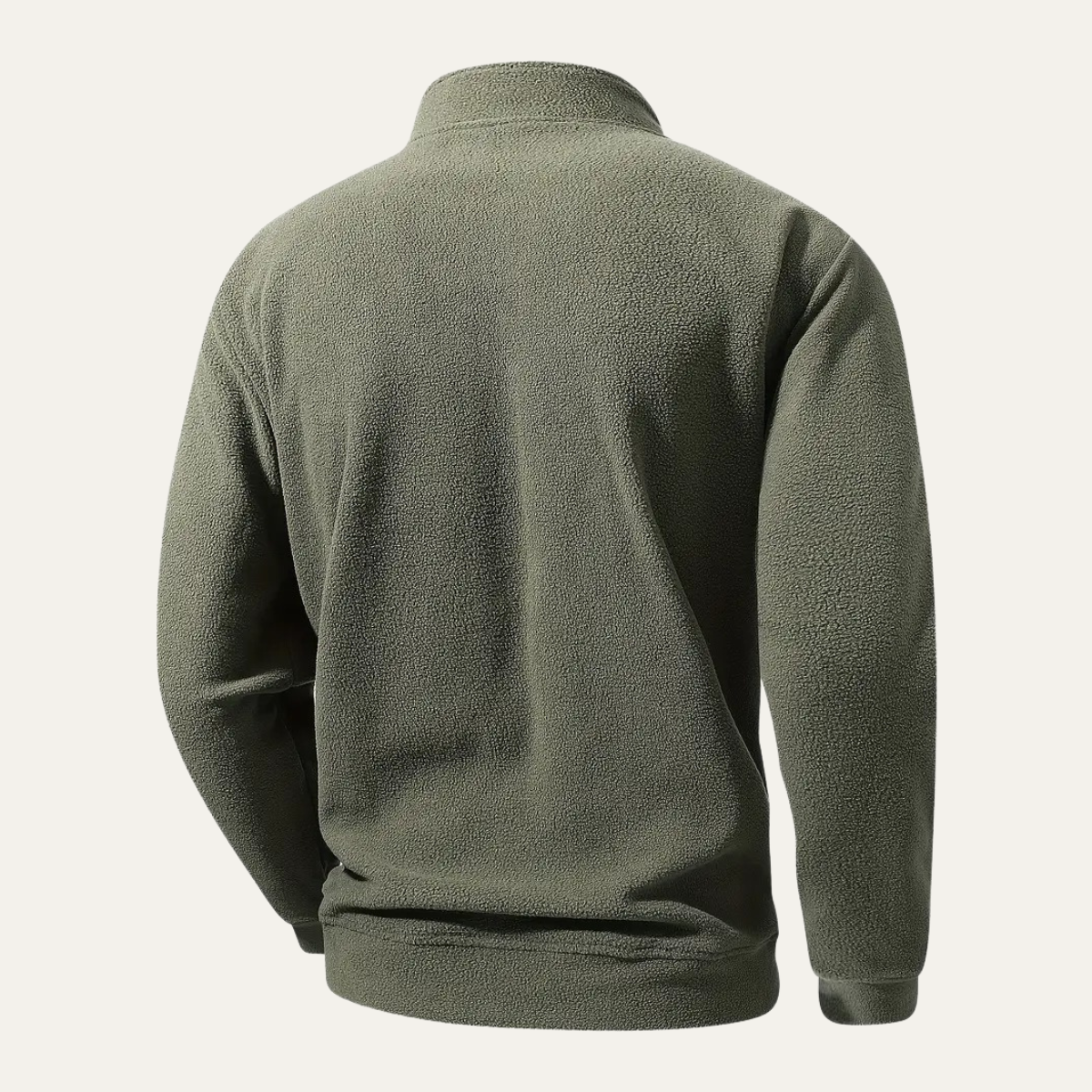 Men's Sherpa Pullover Quarter Zip Fleece Jacket